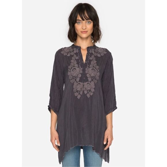 ✨Johnny Was Minna Tunic in Grey Onyx✨ - Picture 1 of 8